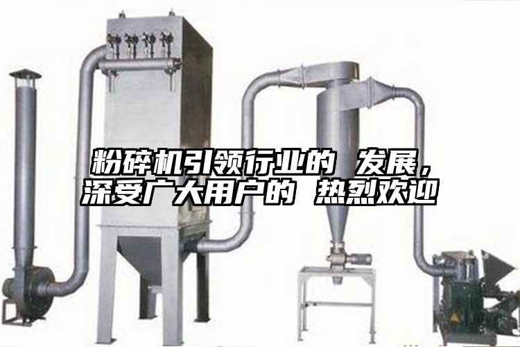 粉碎機引領行業的 發展，深受廣大用戶的 熱烈歡迎